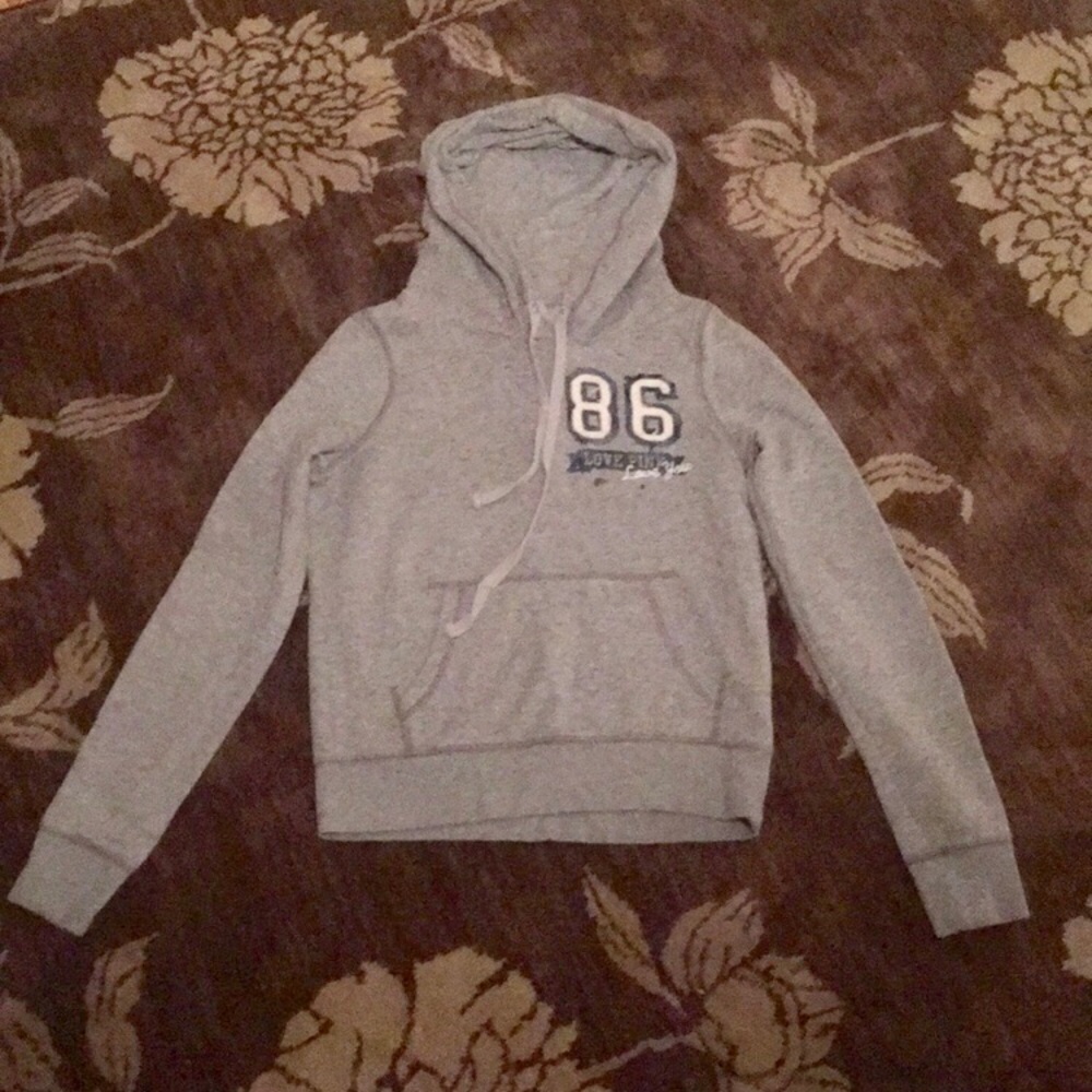 Victoria Secret PINK grey hoodie.
